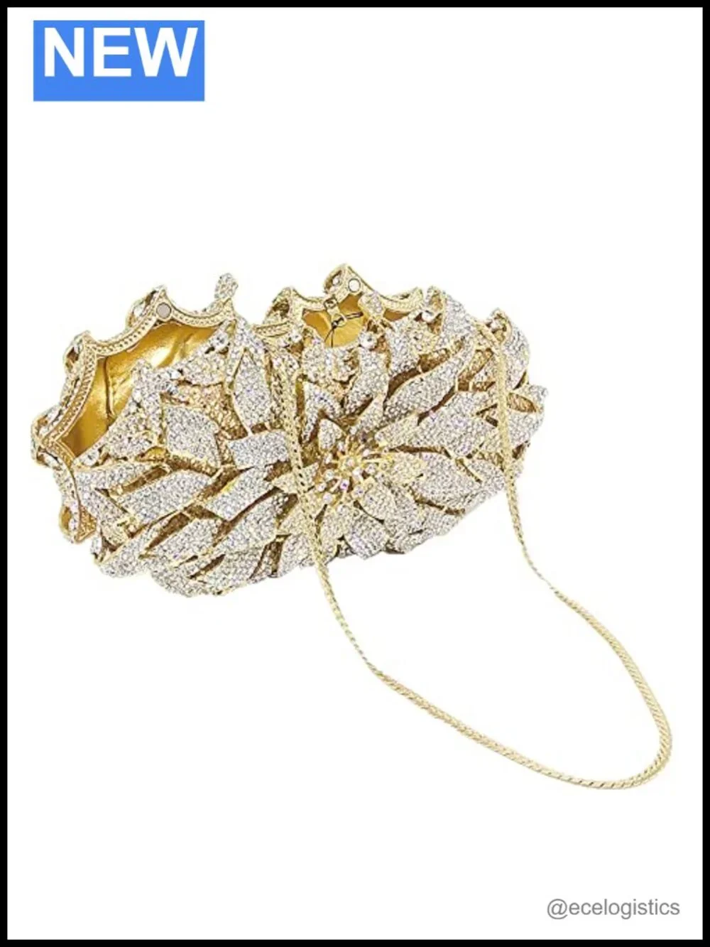 Crystal Clutch Evening Bag for Women Formal Party Rhinestone Purse Wedding Mini